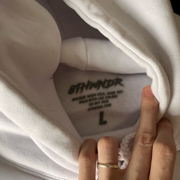 8thwndr White Thick Puffy printed hoodie - Picture 5 of 5